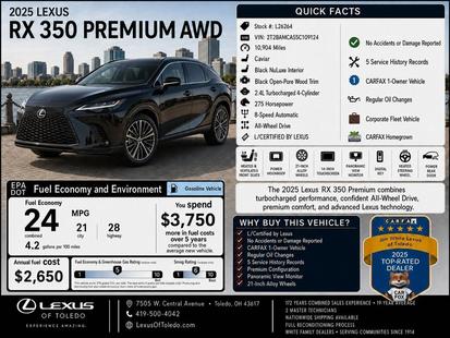 lexus rx 2025 2T2BAMCA5SC109124 image lexus rx 2025 2T2BAMCA5SC109124 image