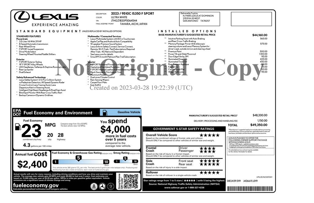 lexus is 2023 JTHGZ1B20P5064544 image lexus is 2023 JTHGZ1B20P5064544 image