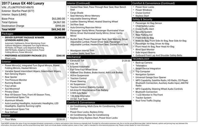 lexus gx 2017 JTJJM7FX7H5149670 image lexus gx 2017 JTJJM7FX7H5149670 image
