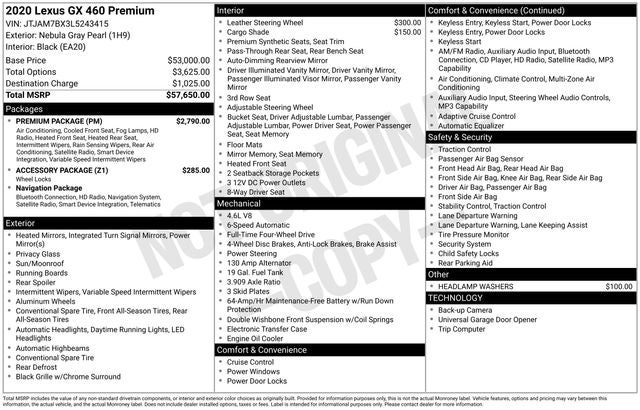 lexus gx 2020 JTJAM7BX3L5243415 image lexus gx 2020 JTJAM7BX3L5243415 image