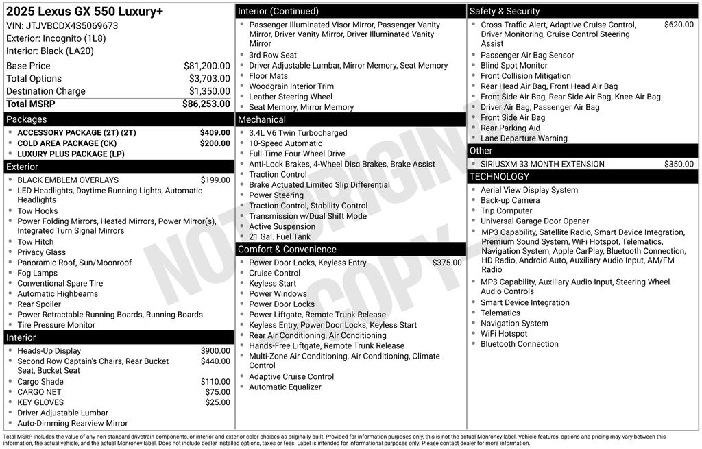 lexus gx 2025 JTJVBCDX4S5069673 image lexus gx 2025 JTJVBCDX4S5069673 image