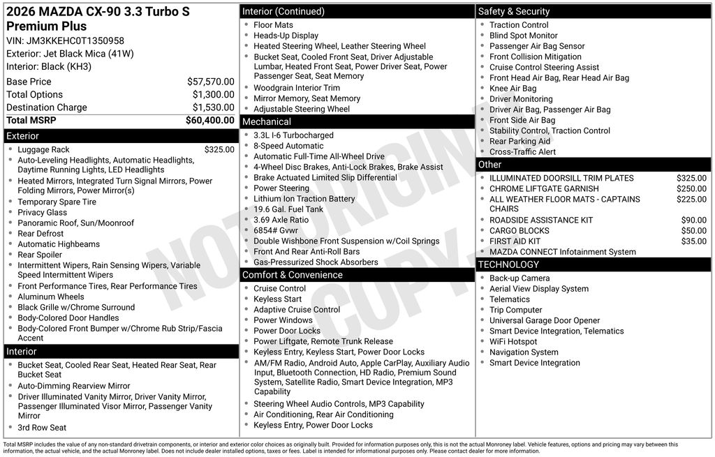 mazda cx-90 2026 JM3KKEHC0T1350958 image mazda cx-90 2026 JM3KKEHC0T1350958 image