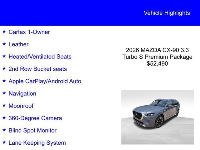 mazda cx-90 2026 JM3KKEHC1T1367087 image mazda cx-90 2026 JM3KKEHC1T1367087 image