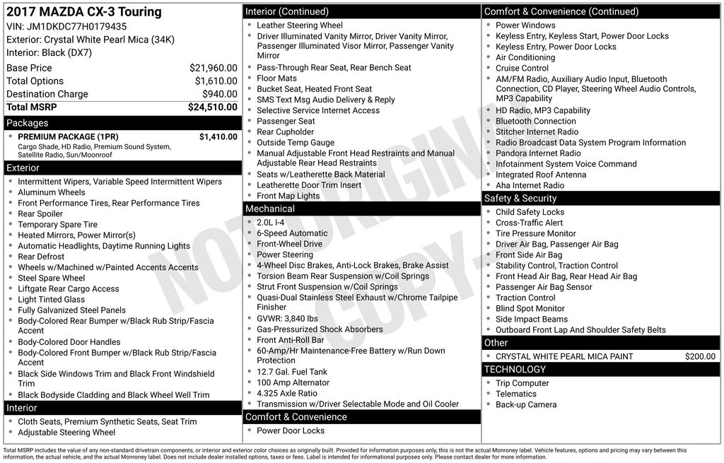 mazda cx-3 2017 JM1DKDC77H0179435 image mazda cx-3 2017 JM1DKDC77H0179435 image