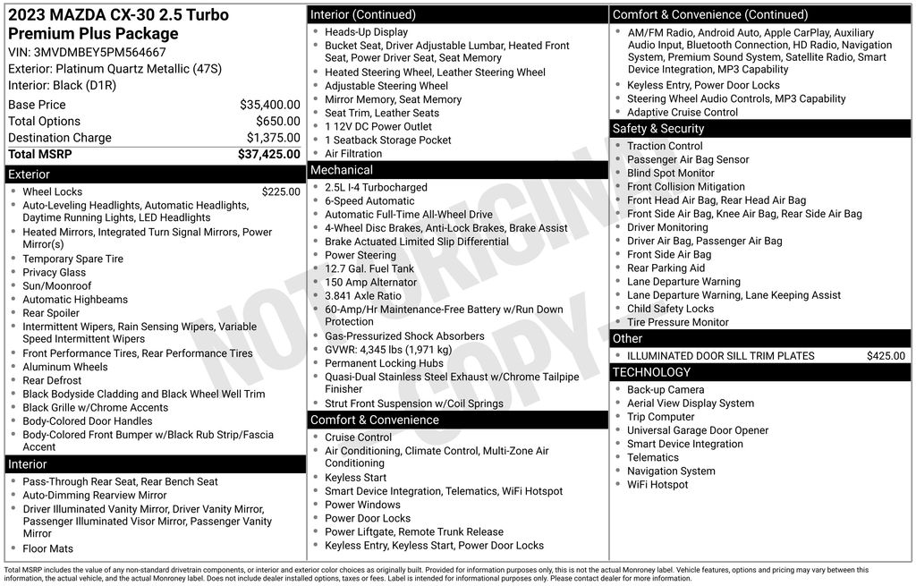 mazda cx-30 2023 3MVDMBEY5PM564667 image mazda cx-30 2023 3MVDMBEY5PM564667 image