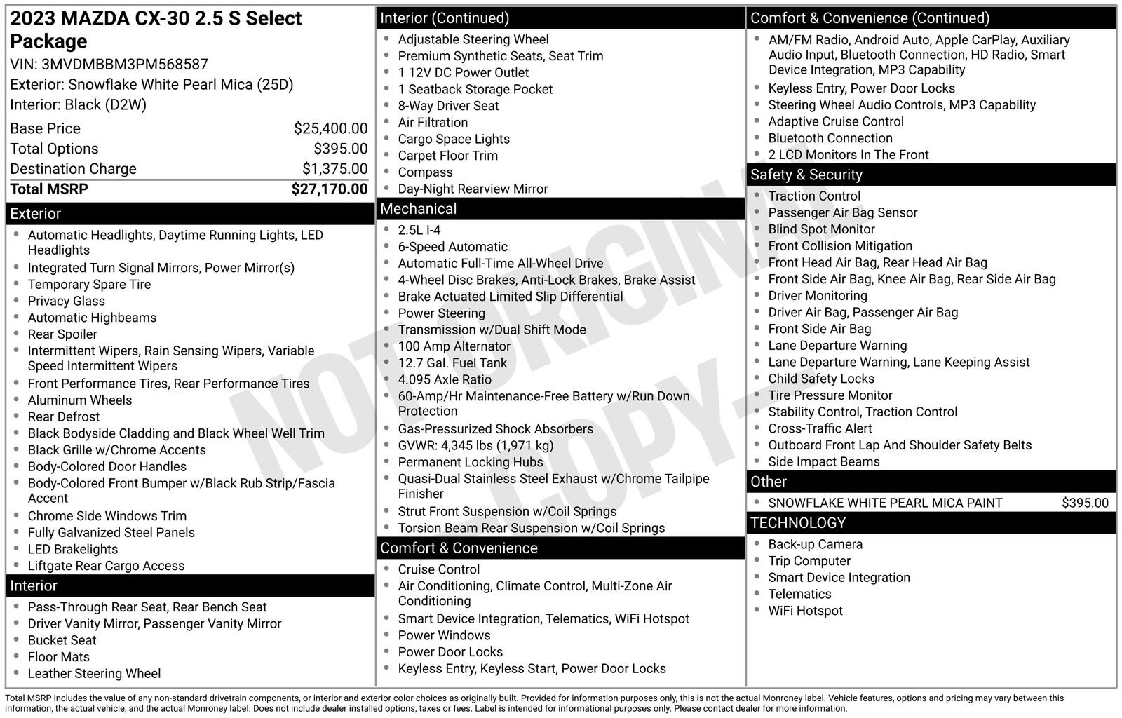 mazda cx-30 2023 3MVDMBBM3PM568587 image mazda cx-30 2023 3MVDMBBM3PM568587 image