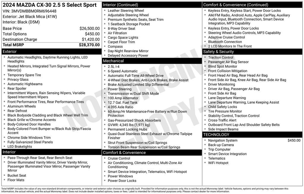 mazda cx-30 2024 3MVDMBBM0RM696448 image mazda cx-30 2024 3MVDMBBM0RM696448 image