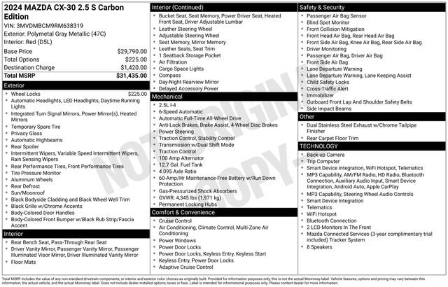 mazda cx-30 2024 3MVDMBCM9RM638319 image mazda cx-30 2024 3MVDMBCM9RM638319 image