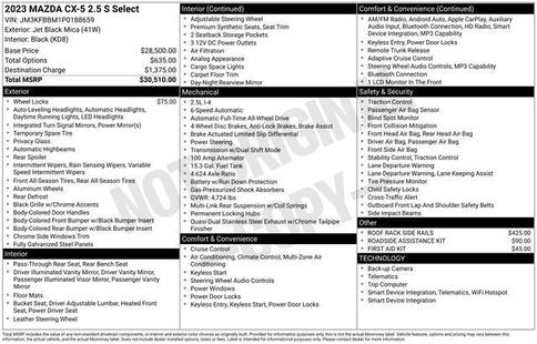 mazda cx-5 2023 JM3KFBBM1P0188659 image mazda cx-5 2023 JM3KFBBM1P0188659 image