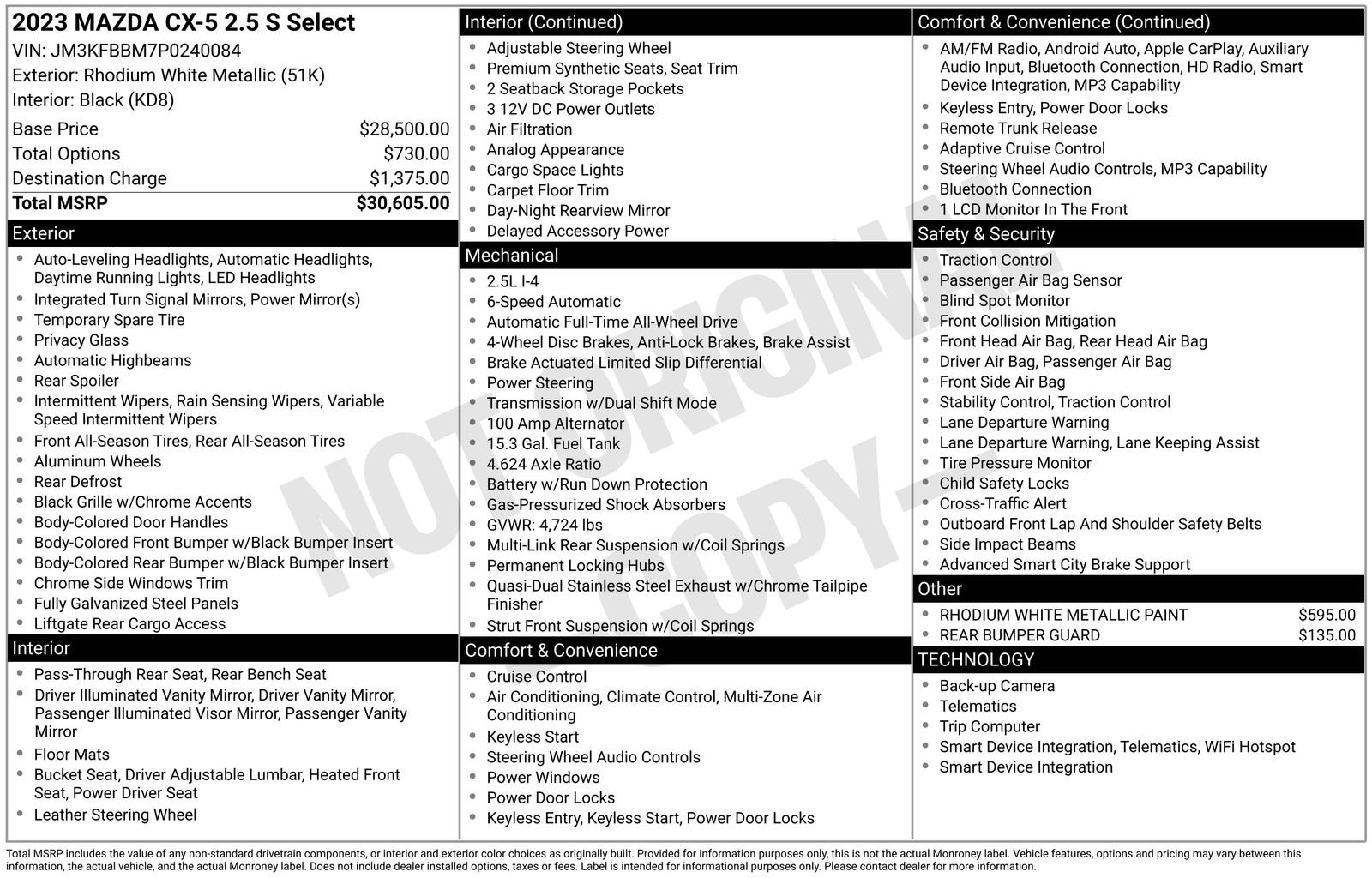 mazda cx-5 2023 JM3KFBBM7P0240084 image mazda cx-5 2023 JM3KFBBM7P0240084 image