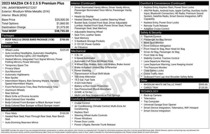 mazda cx-5 2023 JM3KFBEM9P0272207 image mazda cx-5 2023 JM3KFBEM9P0272207 image