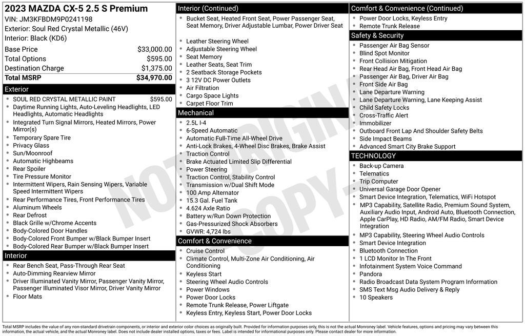 mazda cx-5 2023 JM3KFBDM9P0241198 image mazda cx-5 2023 JM3KFBDM9P0241198 image