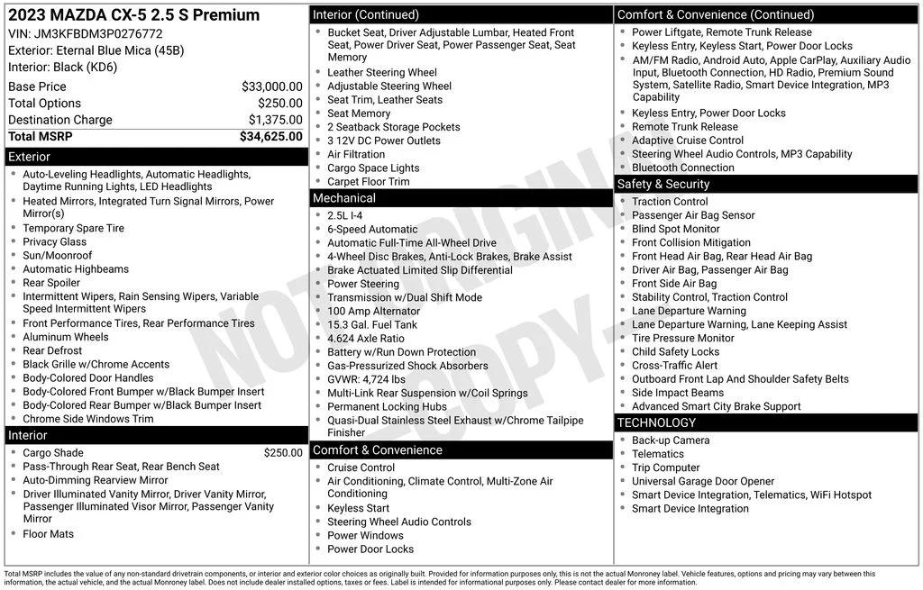 mazda cx-5 2023 JM3KFBDM3P0276772 image mazda cx-5 2023 JM3KFBDM3P0276772 image
