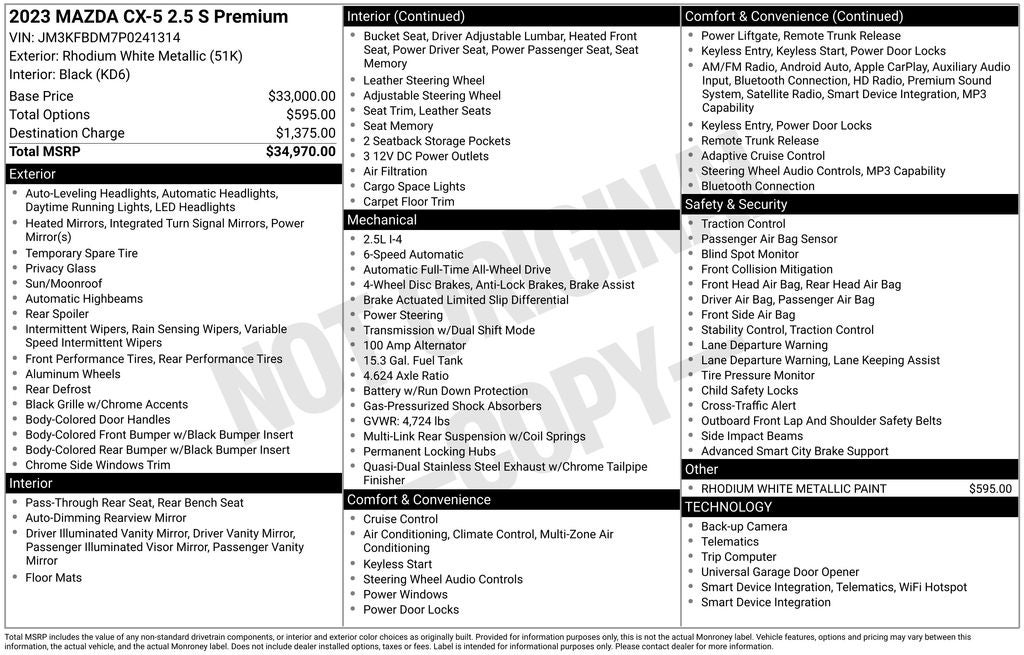 mazda cx-5 2023 JM3KFBDM7P0241314 image mazda cx-5 2023 JM3KFBDM7P0241314 image