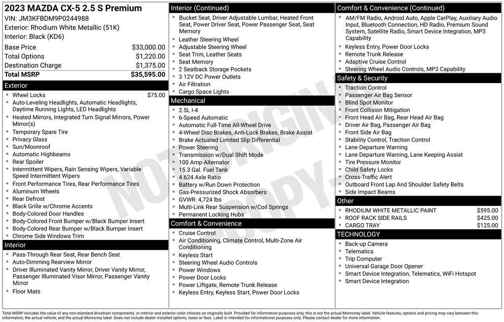 mazda cx-5 2023 JM3KFBDM9P0244988 image mazda cx-5 2023 JM3KFBDM9P0244988 image