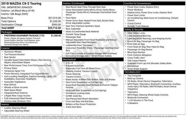 mazda cx-5 2018 JM3KFBCM1J0466529 image mazda cx-5 2018 JM3KFBCM1J0466529 image