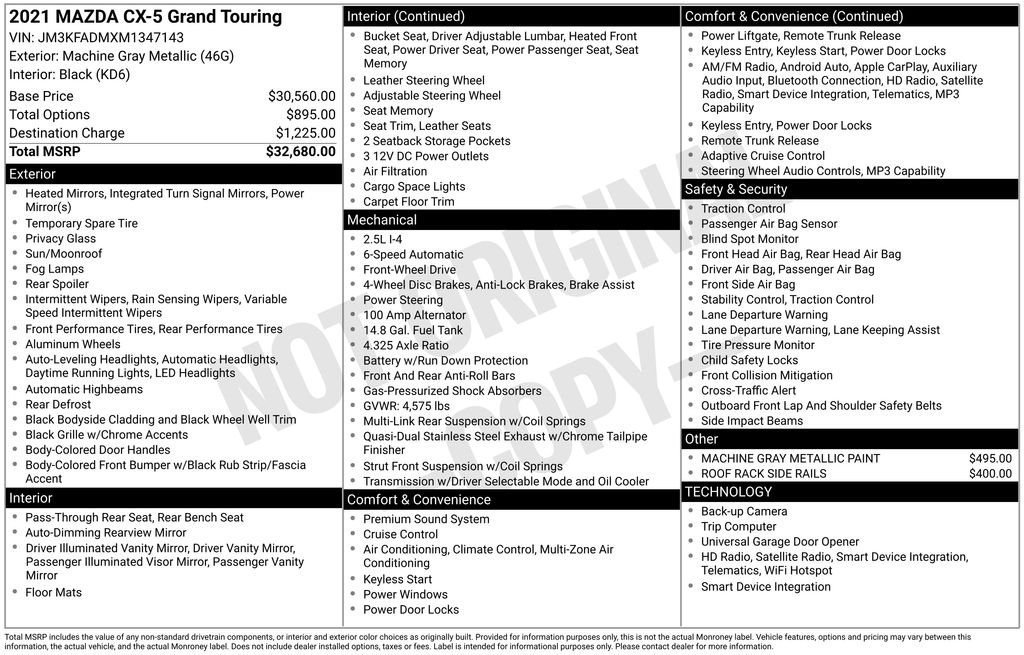 mazda cx-5 2021 JM3KFADMXM1347143 image mazda cx-5 2021 JM3KFADMXM1347143 image