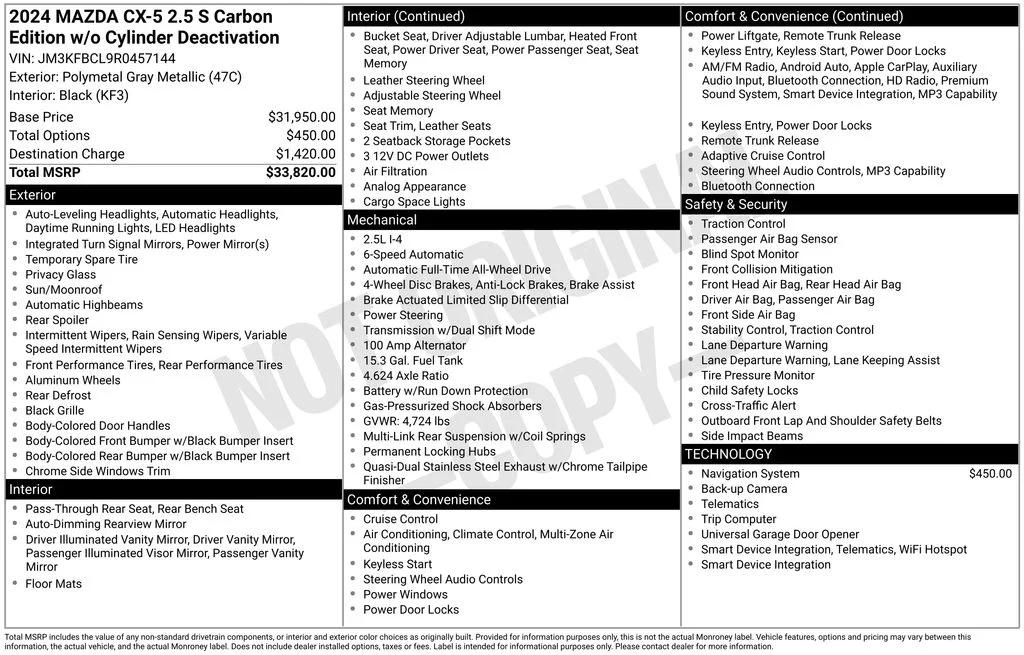 mazda cx-5 2024 JM3KFBCL9R0457144 image mazda cx-5 2024 JM3KFBCL9R0457144 image