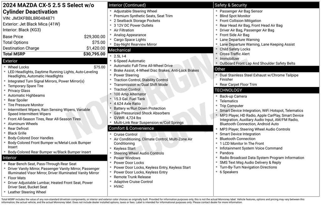 mazda cx-5 2024 JM3KFBBL8R0484871 image mazda cx-5 2024 JM3KFBBL8R0484871 image