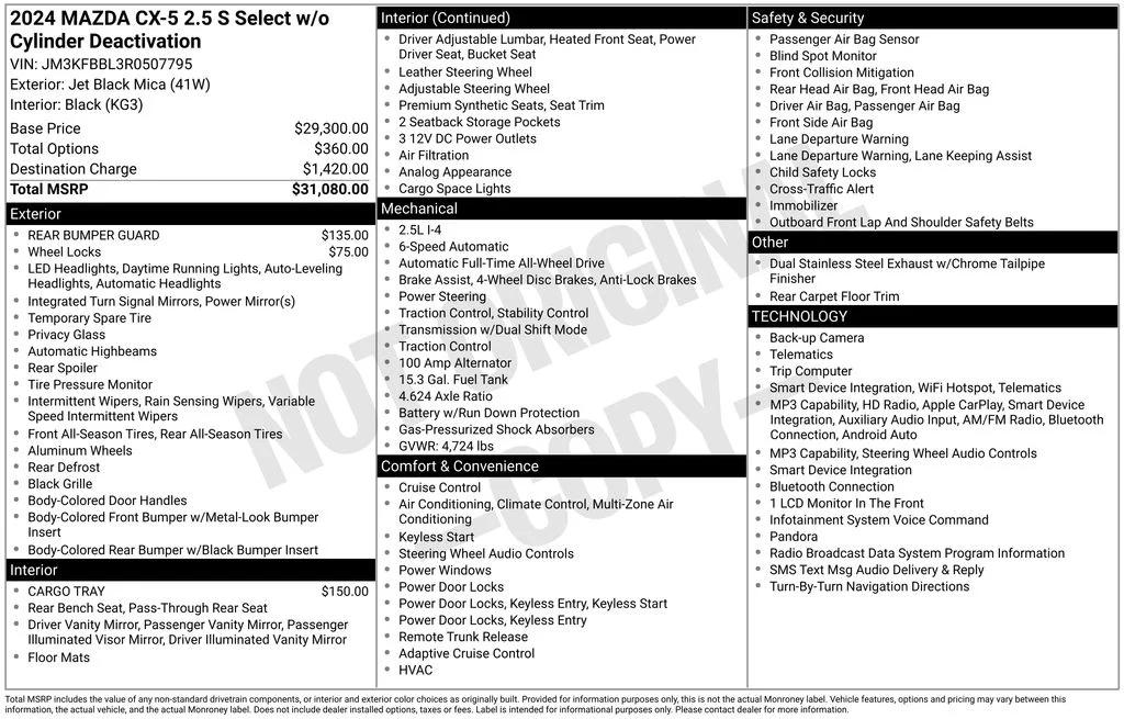 mazda cx-5 2024 JM3KFBBL3R0507795 image mazda cx-5 2024 JM3KFBBL3R0507795 image