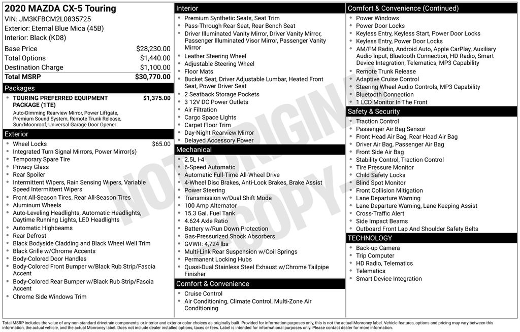 mazda cx-5 2020 JM3KFBCM2L0835725 image mazda cx-5 2020 JM3KFBCM2L0835725 image