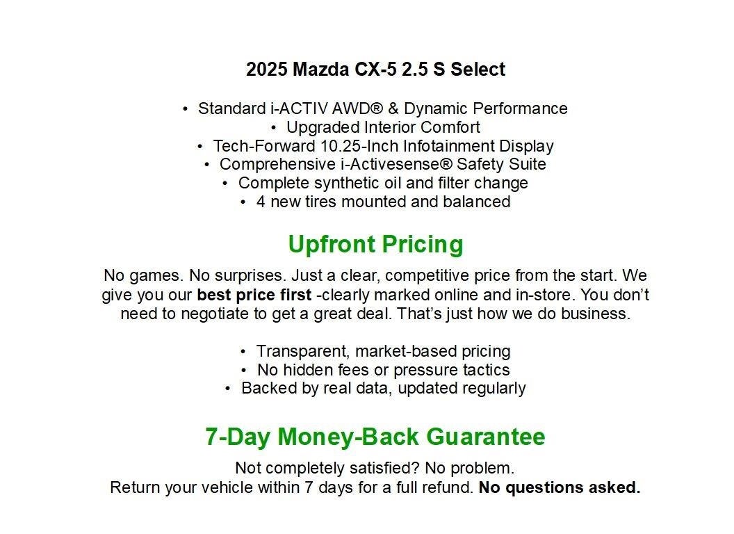 mazda cx-5 2025 JM3KFBBL6S0768313 image mazda cx-5 2025 JM3KFBBL6S0768313 image