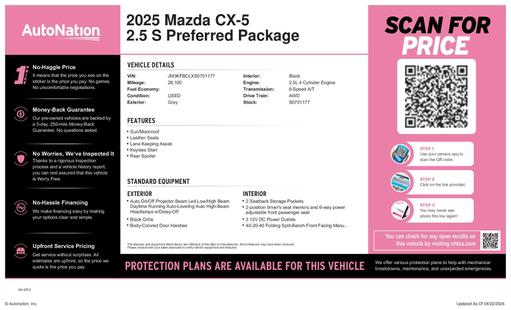 mazda cx-5 2025 JM3KFBCLXS0701177 image mazda cx-5 2025 JM3KFBCLXS0701177 image