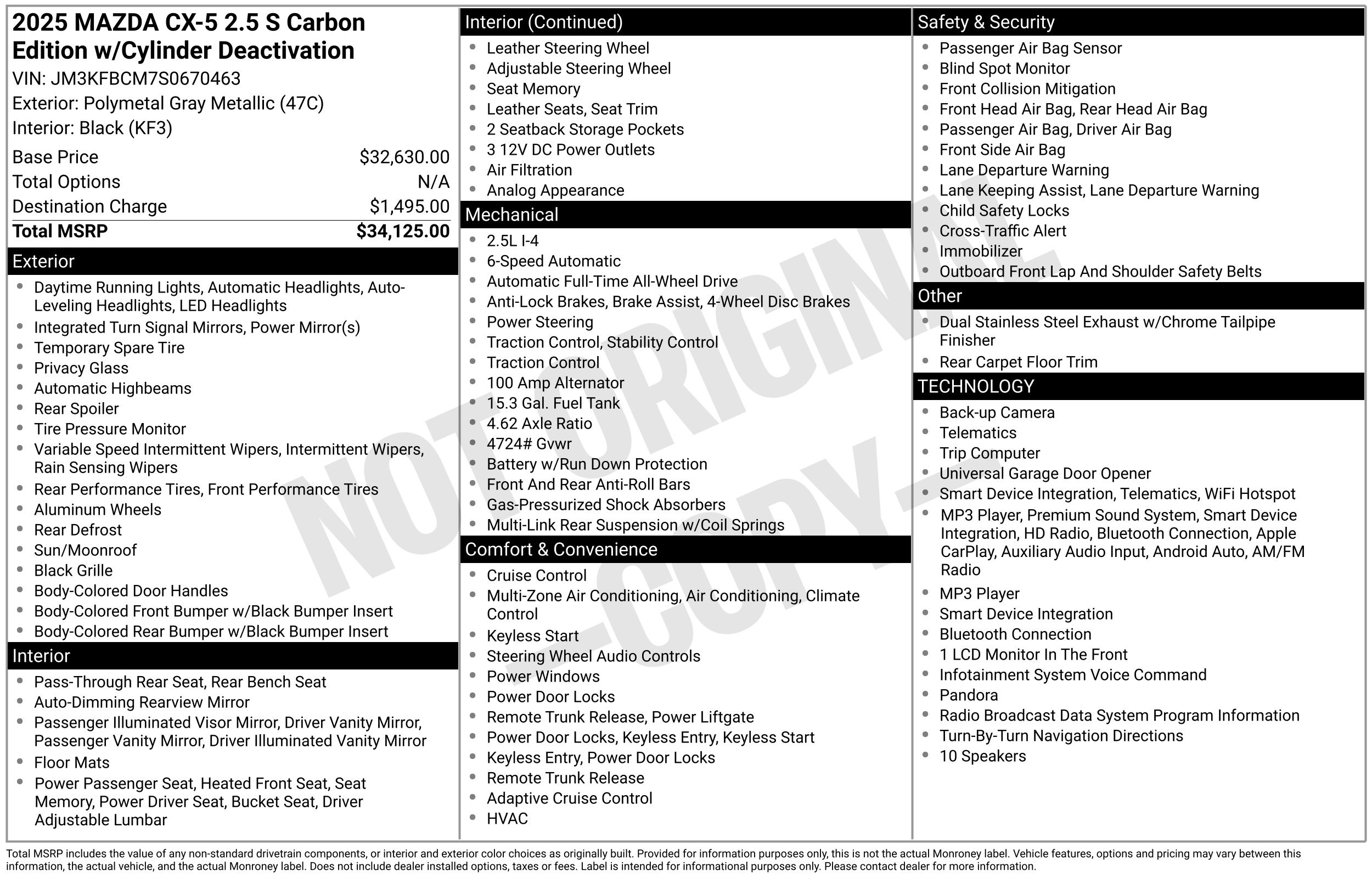 mazda cx-5 2025 JM3KFBCM7S0670463 image mazda cx-5 2025 JM3KFBCM7S0670463 image