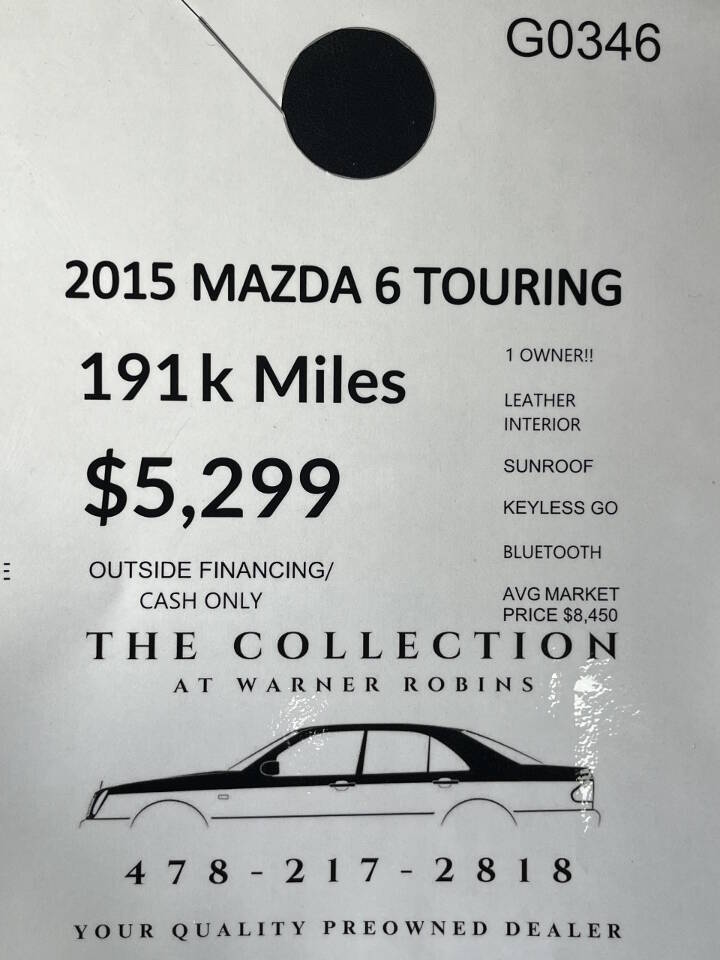 mazda mazda6 2015 JM1GJ1V66F1170137 image mazda mazda6 2015 JM1GJ1V66F1170137 image