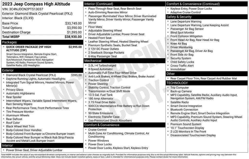 jeep compass 2023 3C4NJDCN2PT513037 image jeep compass 2023 3C4NJDCN2PT513037 image