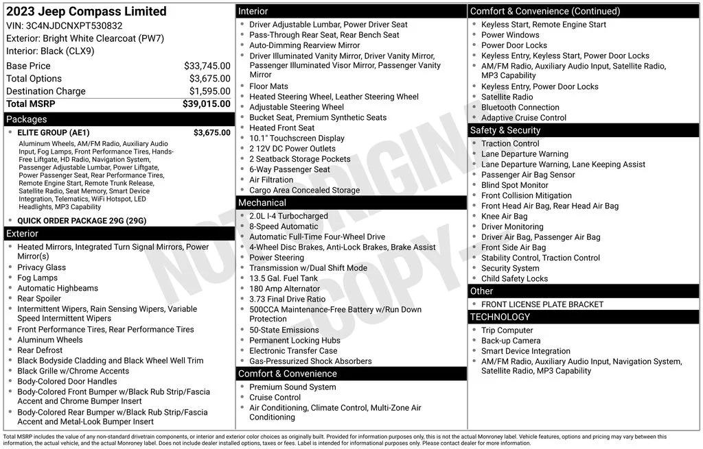 jeep compass 2023 3C4NJDCNXPT530832 image jeep compass 2023 3C4NJDCNXPT530832 image