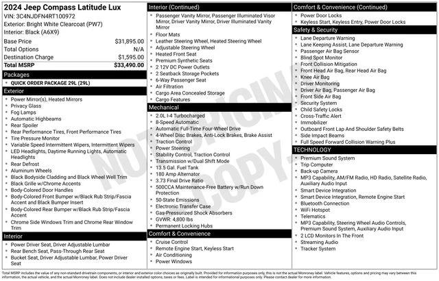 jeep compass 2024 3C4NJDFN4RT100972 image jeep compass 2024 3C4NJDFN4RT100972 image