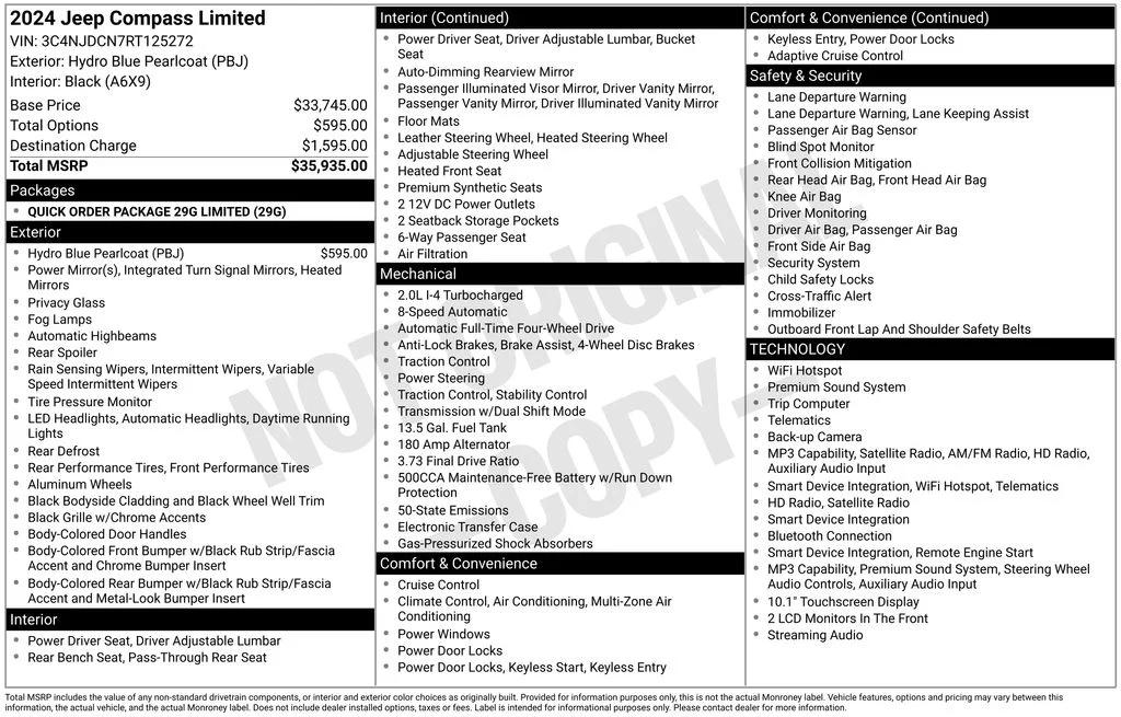 jeep compass 2024 3C4NJDCN7RT125272 image jeep compass 2024 3C4NJDCN7RT125272 image