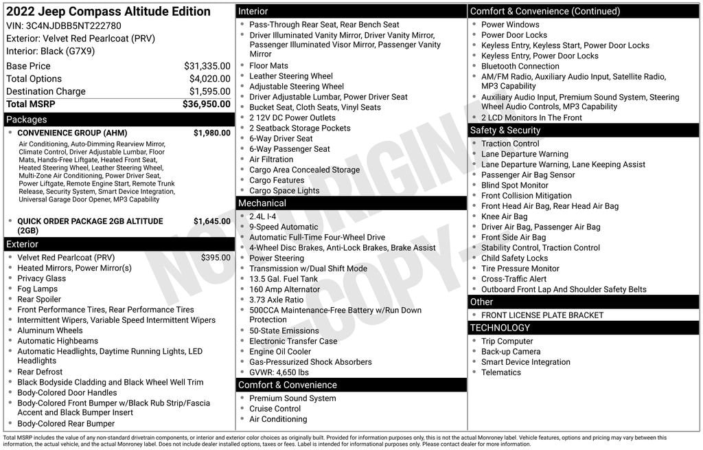 jeep compass 2022 3C4NJDBB5NT222780 image jeep compass 2022 3C4NJDBB5NT222780 image