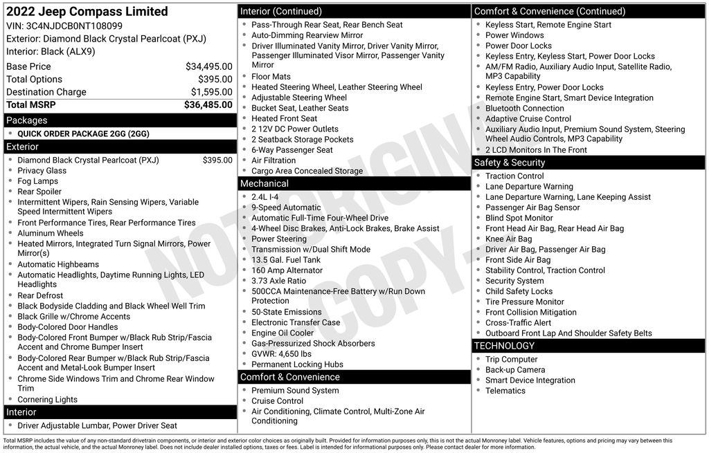 jeep compass 2022 3C4NJDCB0NT108099 image jeep compass 2022 3C4NJDCB0NT108099 image