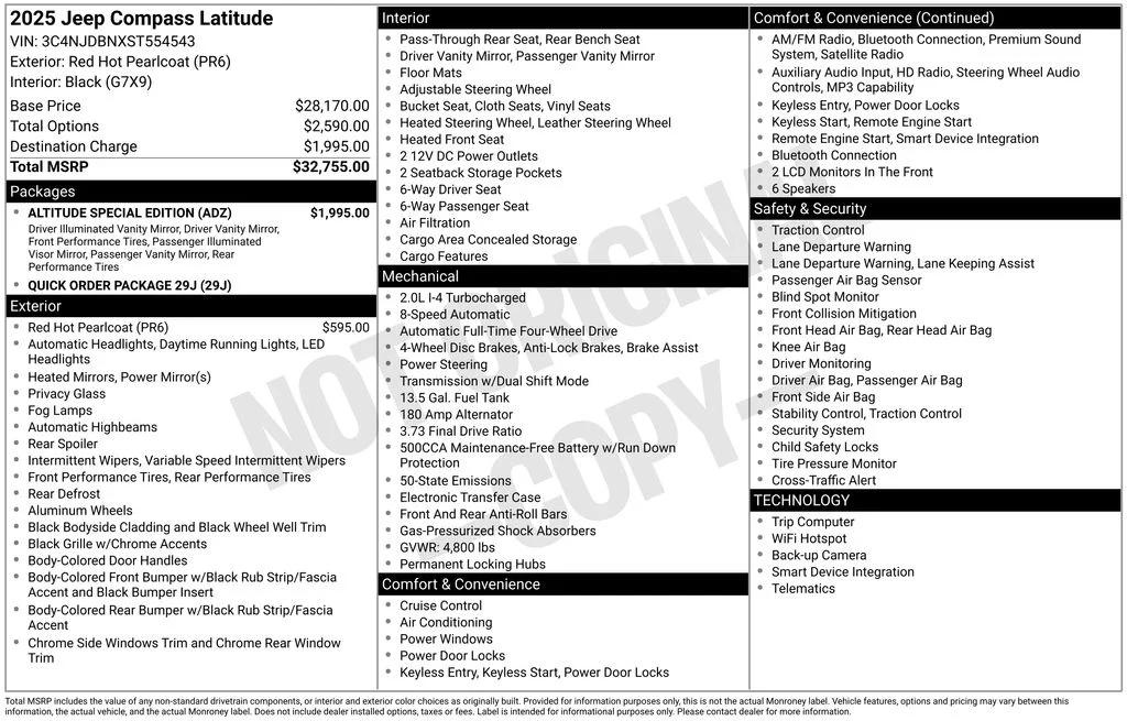 jeep compass 2025 3C4NJDBNXST554543 image jeep compass 2025 3C4NJDBNXST554543 image