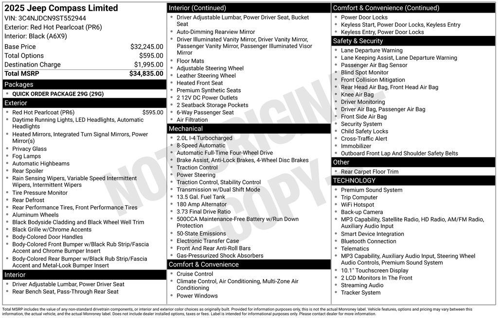 jeep compass 2025 3C4NJDCN9ST552944 image jeep compass 2025 3C4NJDCN9ST552944 image