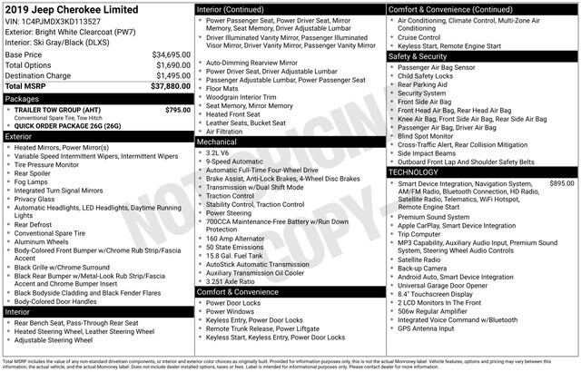 jeep cherokee 2019 1C4PJMDX3KD113527 image jeep cherokee 2019 1C4PJMDX3KD113527 image