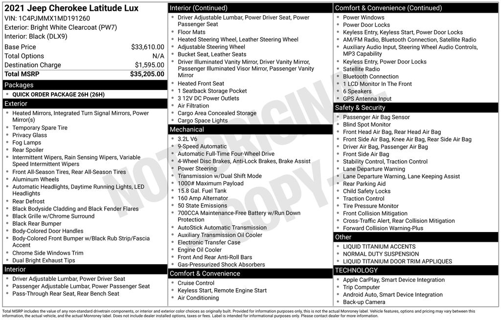 jeep cherokee 2021 1C4PJMMX1MD191260 image jeep cherokee 2021 1C4PJMMX1MD191260 image