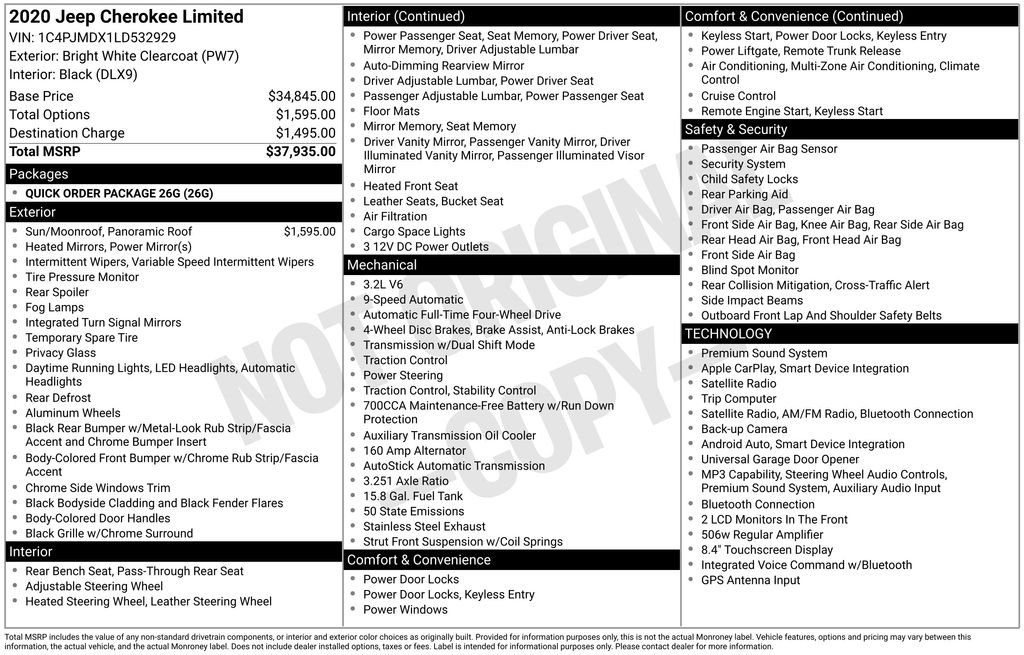 jeep cherokee 2020 1C4PJMDX1LD532929 image jeep cherokee 2020 1C4PJMDX1LD532929 image