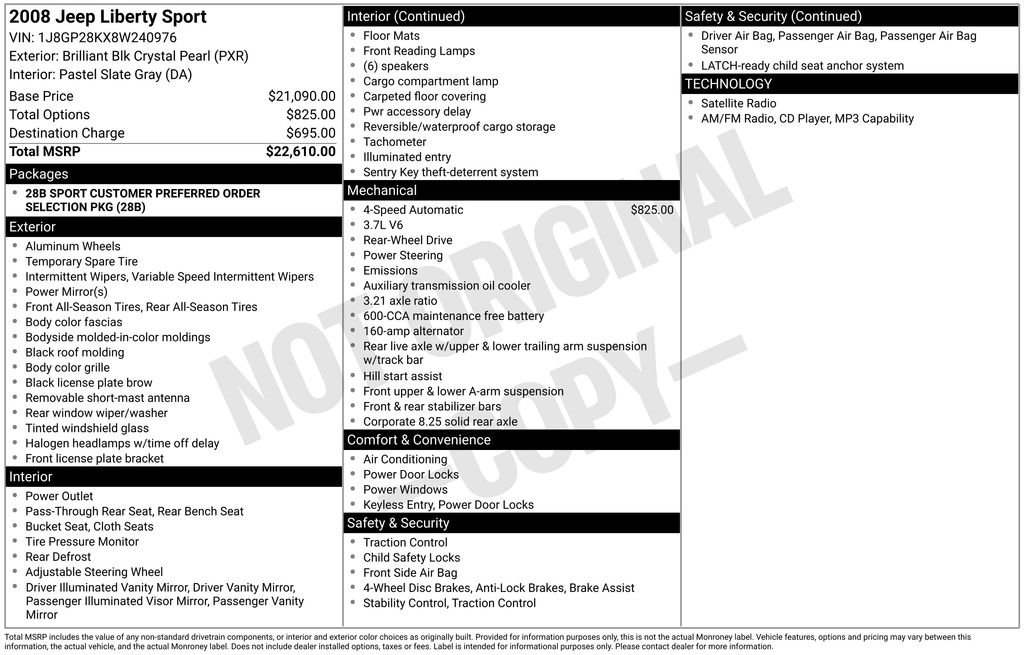 jeep liberty 2008 1J8GP28KX8W240976 image jeep liberty 2008 1J8GP28KX8W240976 image