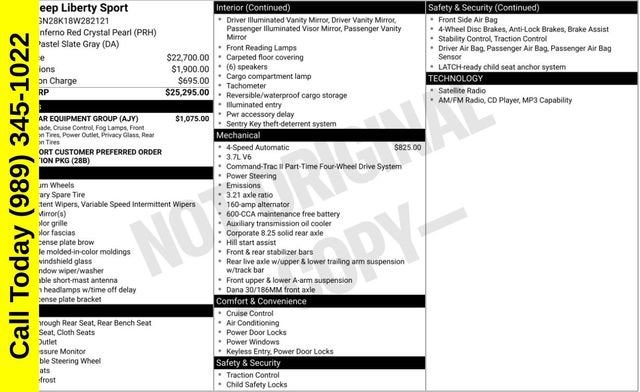jeep liberty 2008 1J8GN28K18W282121 image jeep liberty 2008 1J8GN28K18W282121 image