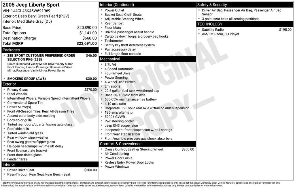 jeep liberty 2005 1J4GL48K45W691969 image jeep liberty 2005 1J4GL48K45W691969 image