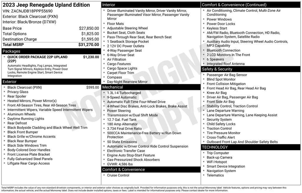 jeep renegade 2023 ZACNJDB18PPP55690 image jeep renegade 2023 ZACNJDB18PPP55690 image