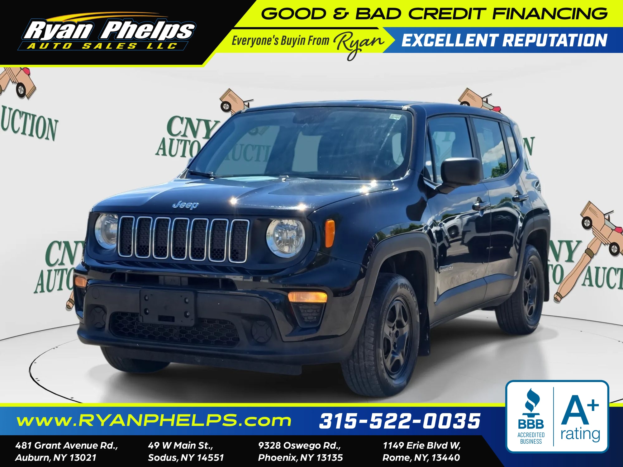 jeep renegade 2019 ZACNJBA18KPK07347 image jeep renegade 2019 ZACNJBA18KPK07347 image