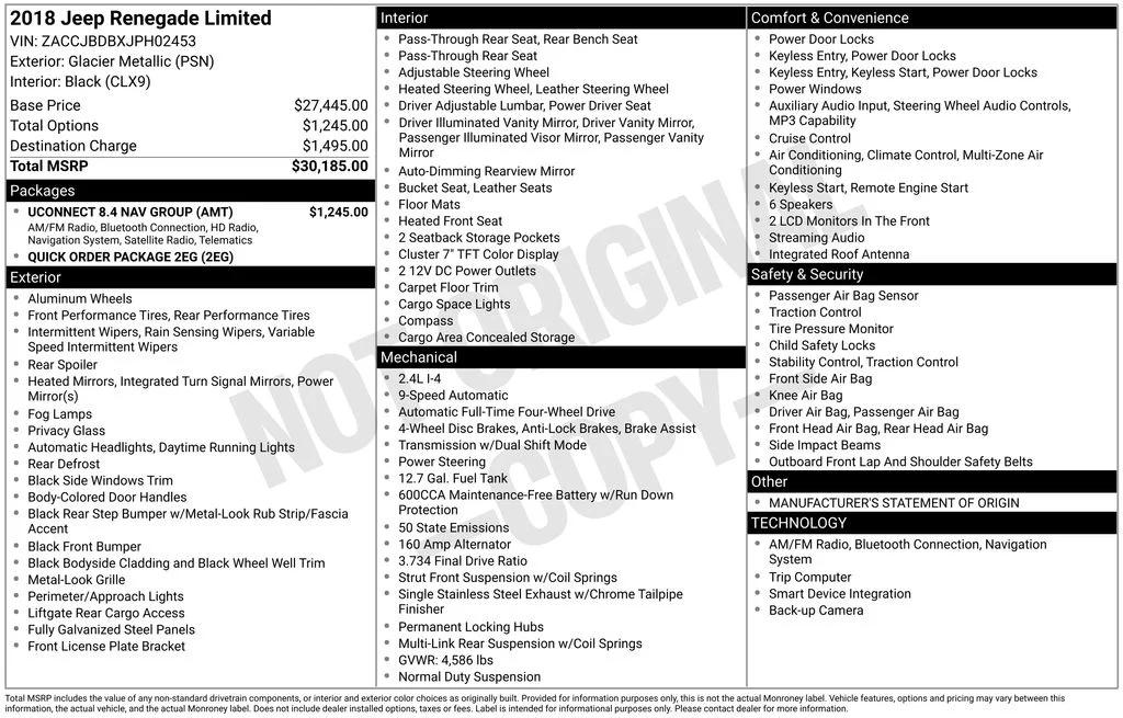 jeep renegade 2018 ZACCJBDBXJPH02453 image jeep renegade 2018 ZACCJBDBXJPH02453 image