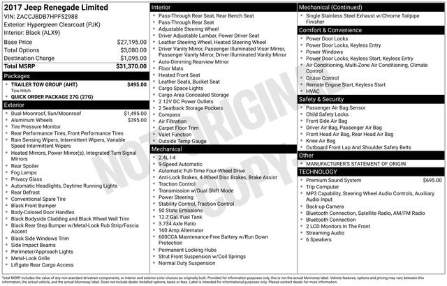 jeep renegade 2017 ZACCJBDB7HPF52988 image jeep renegade 2017 ZACCJBDB7HPF52988 image