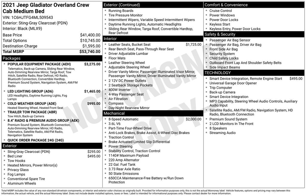 jeep gladiator 2021 1C6HJTFG4ML509543 image jeep gladiator 2021 1C6HJTFG4ML509543 image