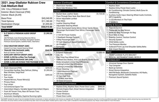 jeep gladiator 2021 1C6JJTBG6ML615645 image jeep gladiator 2021 1C6JJTBG6ML615645 image
