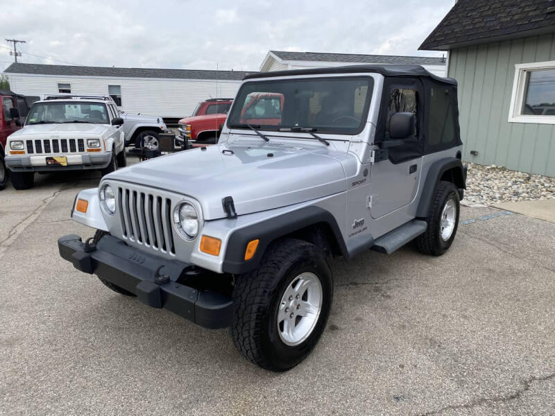 jeep wrangler 2004 1J4FA49S24P767018 image
